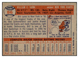 1957 Topps Baseball #086 Bill Sarni Giants EX-MT 535428