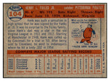 1957 Topps Baseball #104 Hank Foiles Pirates EX-MT 535431