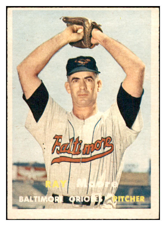 1957 Topps Baseball #106 Ray Moore Orioles EX-MT 535433
