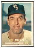 1957 Topps Baseball #107 Jim Rivera White Sox EX-MT 535434