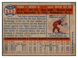 1957 Topps Baseball #112 Tom Brewer Red Sox EX-MT 535436