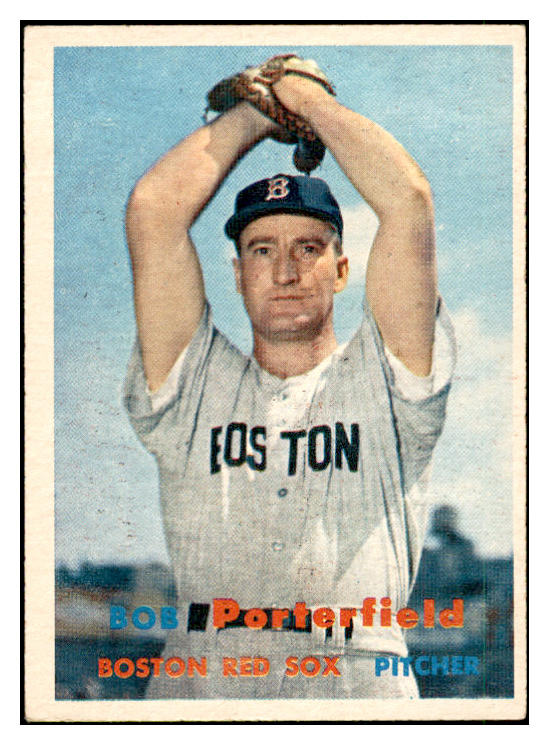 1957 Topps Baseball #118 Bob Porterfield Red Sox EX-MT 535437
