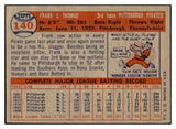 1957 Topps Baseball #140 Frank Thomas Pirates EX-MT 535443