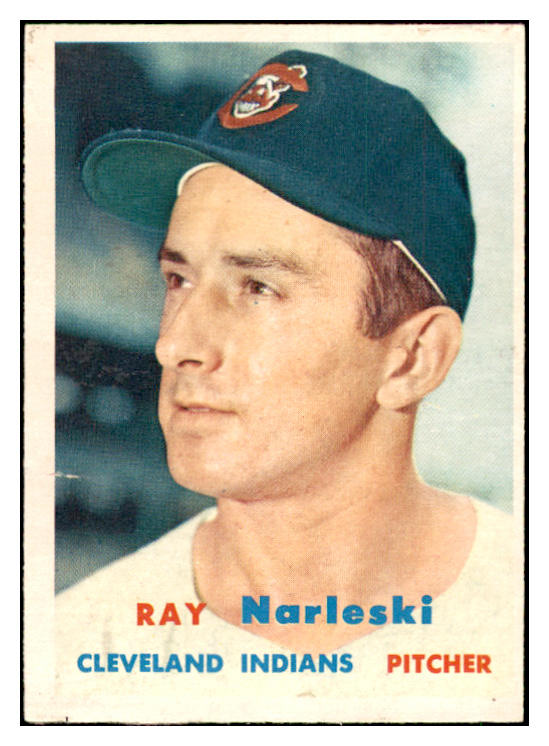 1957 Topps Baseball #144 Ray Narleski Indians EX-MT 535445
