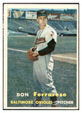 1957 Topps Baseball #146 Don Ferrarese Orioles EX-MT 535447