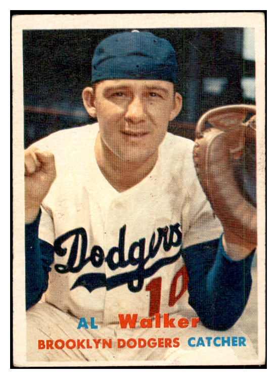 1957 Topps Baseball #147 Al Walker Dodgers EX-MT 535448