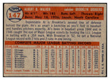 1957 Topps Baseball #147 Al Walker Dodgers EX-MT 535448