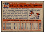 1957 Topps Baseball #157 Wally Post Reds EX-MT 535454
