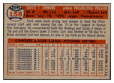 1957 Topps Baseball #158 Curt Simmons Phillies EX-MT 535455