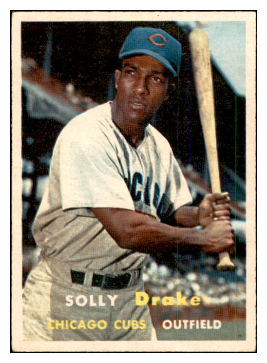 1957 Topps Baseball #159 Solly Drake Cubs EX-MT 535456
