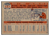 1957 Topps Baseball #181 Dick Donovan White Sox EX-MT 535464