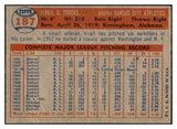 1957 Topps Baseball #187 Virgil Trucks A's EX-MT 535467