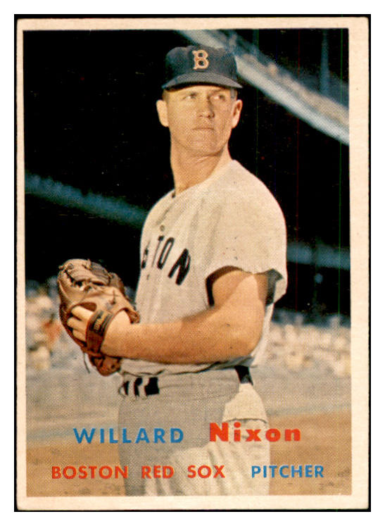 1957 Topps Baseball #189 Willard Nixon Red Sox EX-MT 535468