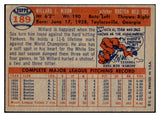1957 Topps Baseball #189 Willard Nixon Red Sox EX-MT 535468