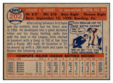 1957 Topps Baseball #202 Dick Gernert Red Sox EX-MT 535472