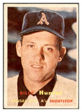 1957 Topps Baseball #207 Billy Hunter A's EX-MT 535475