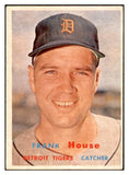 1957 Topps Baseball #223 Frank House Tigers EX-MT 535483