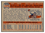 1957 Topps Baseball #225 Harry Simpson A's EX-MT 535485
