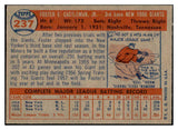 1957 Topps Baseball #237 Foster Castleman Giants EX-MT 535491