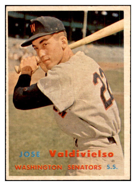 1957 Topps Baseball #246 Jose Valdivielso Senators EX-MT 535495