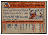 1957 Topps Baseball #246 Jose Valdivielso Senators EX-MT 535495