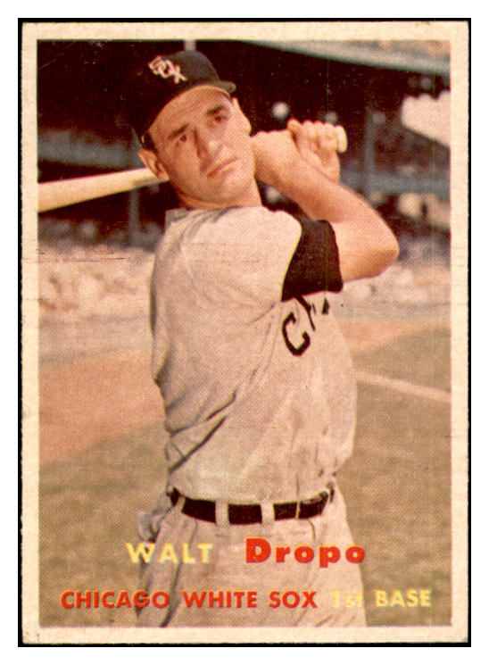 1957 Topps Baseball #257 Walt Dropo White Sox EX-MT 535499