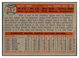 1957 Topps Baseball #257 Walt Dropo White Sox EX-MT 535499