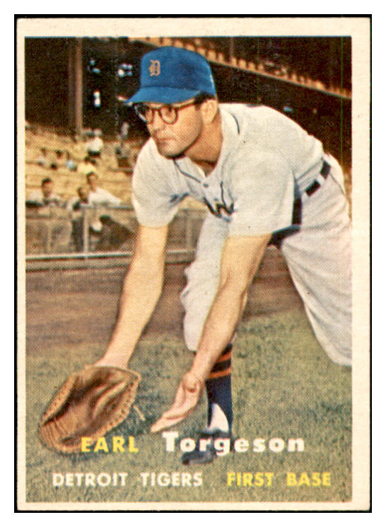 1957 Topps Baseball #357 Earl Torgeson Tigers EX-MT 535504