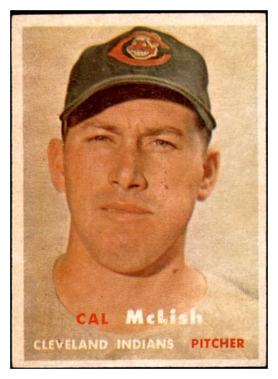 1957 Topps Baseball #364 Cal Mclish Indians EX-MT 535509