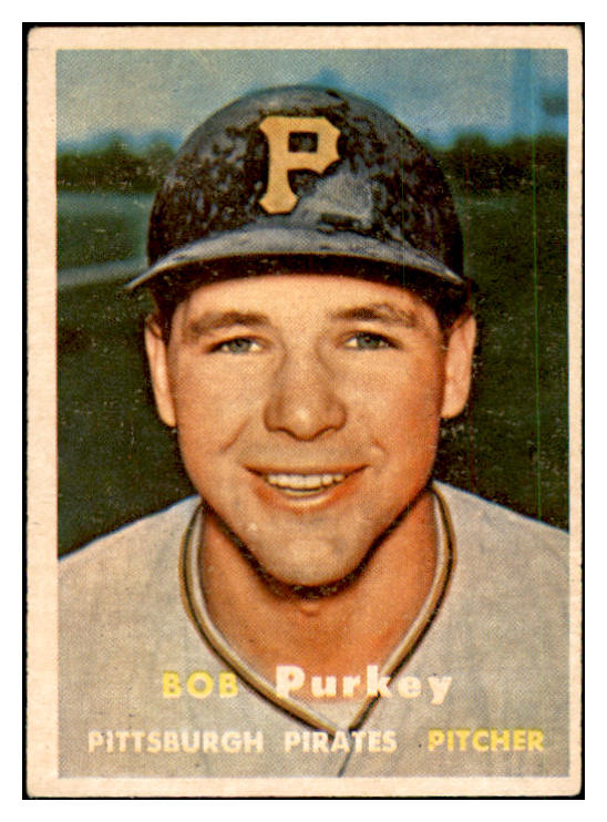 1957 Topps Baseball #368 Bob Purkey Pirates EX-MT 535513