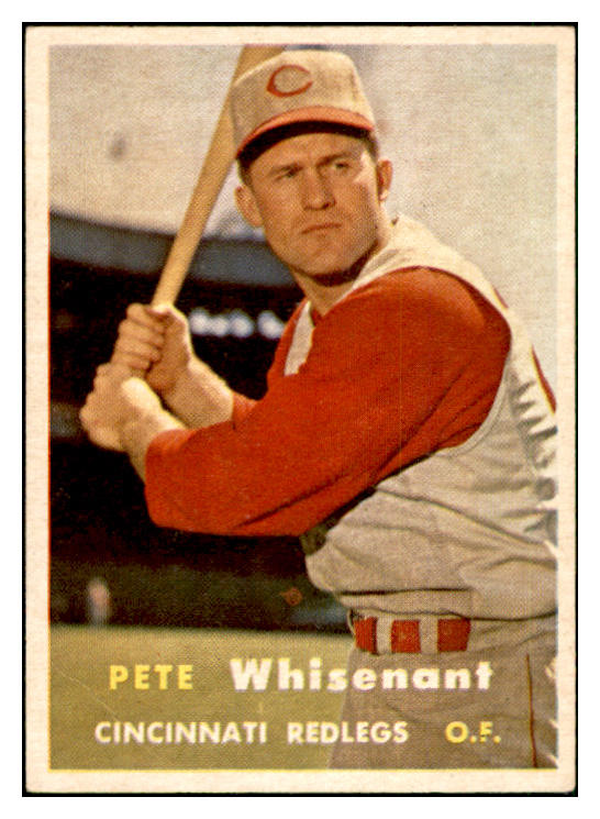 1957 Topps Baseball #373 Pete Whisenant Reds EX-MT 535517