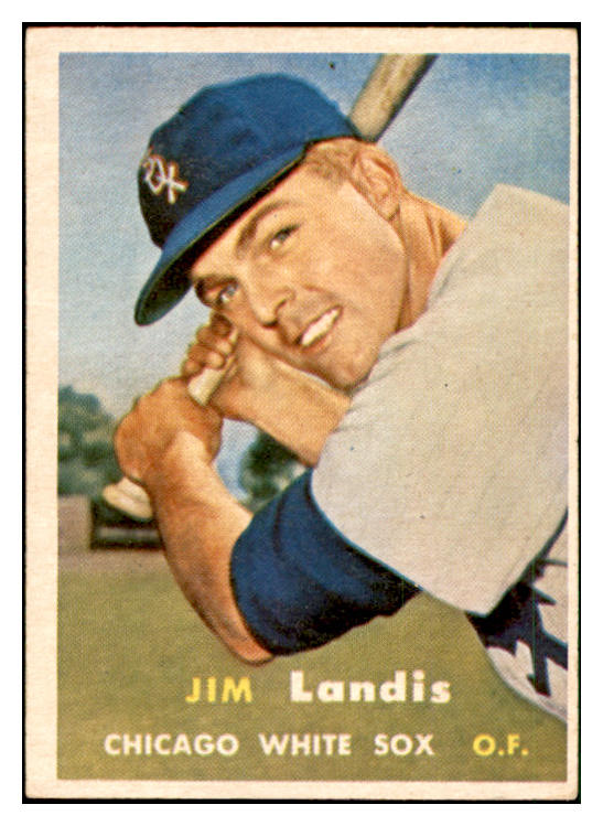 1957 Topps Baseball #375 Jim Landis White Sox EX-MT 535518