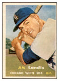 1957 Topps Baseball #375 Jim Landis White Sox EX-MT 535518