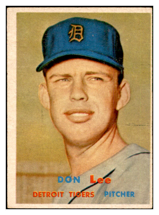 1957 Topps Baseball #379 Don Lee Tigers EX-MT 535519