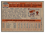 1957 Topps Baseball #384 Bobby Smith Cardinals EX-MT 535522