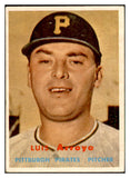 1957 Topps Baseball #394 Luis Arroyo Pirates EX-MT 535527