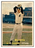 1957 Topps Baseball #398 Al Cicotte Yankees EX-MT 535530