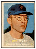 1957 Topps Baseball #403 Dick Hyde Senators EX-MT 535533