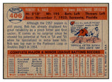 1957 Topps Baseball #406 Bob Hale Orioles EX-MT 535536