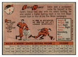 1958 Topps Baseball #008 Eddie Kasko Cardinals EX-MT 535541