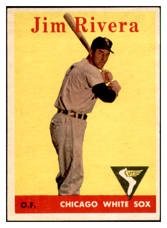 1958 Topps Baseball #011 Jim Rivera White Sox EX-MT 535542