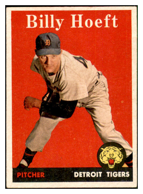 1958 Topps Baseball #013 Billy Hoeft Tigers EX-MT 535543