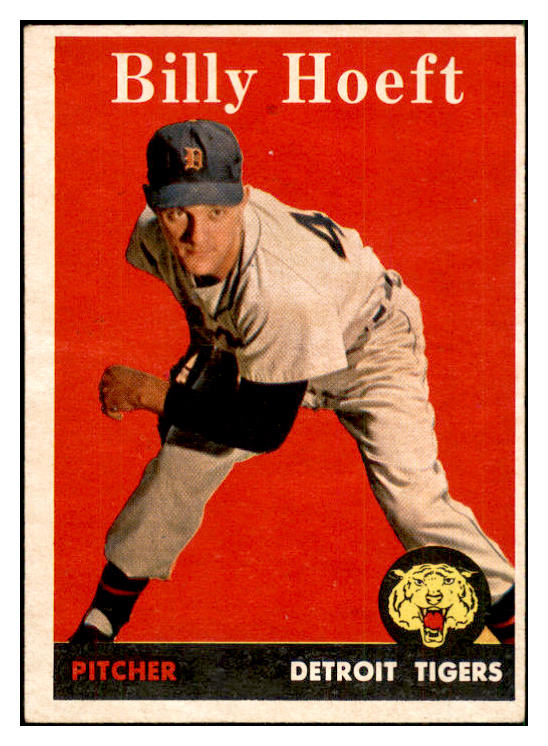 1958 Topps Baseball #013 Billy Hoeft Tigers EX-MT 535544