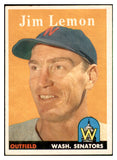 1958 Topps Baseball #015 Jim Lemon Senators EX-MT 535546