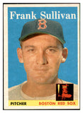 1958 Topps Baseball #018 Frank Sullivan Red Sox EX-MT 535550
