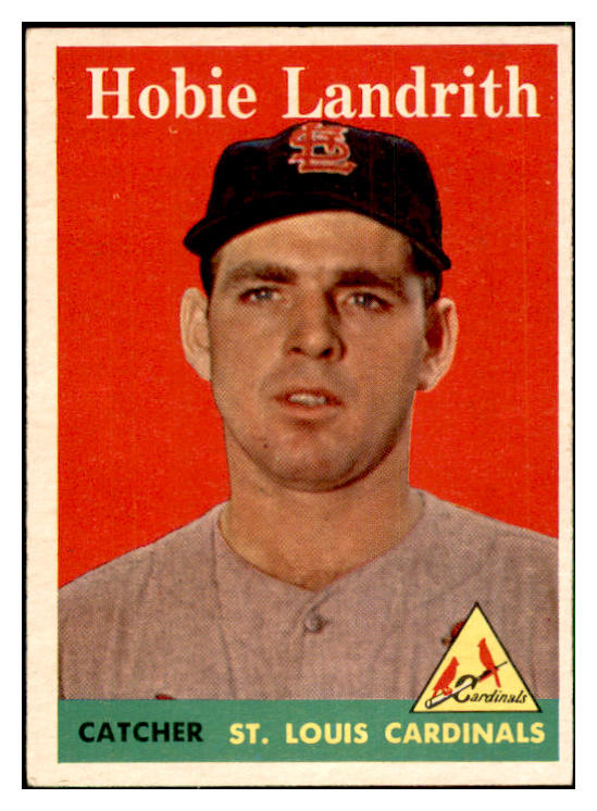 1958 Topps Baseball #024 Hobie Landrith Cardinals EX-MT 535553