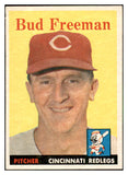 1958 Topps Baseball #027 Bud Freeman Reds EX-MT 535556