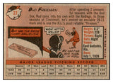 1958 Topps Baseball #027 Bud Freeman Reds EX-MT 535556