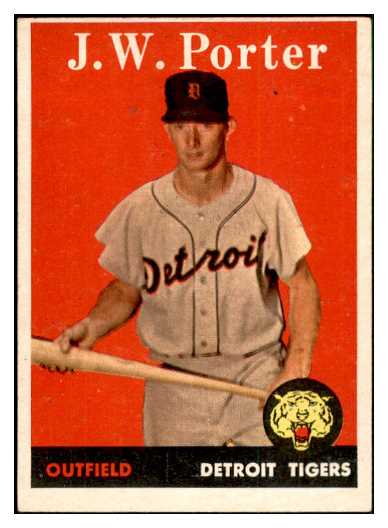 1958 Topps Baseball #032 J.W. Porter Tigers EX-MT 535562