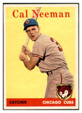 1958 Topps Baseball #033 Cal Neeman Cubs EX-MT 535563